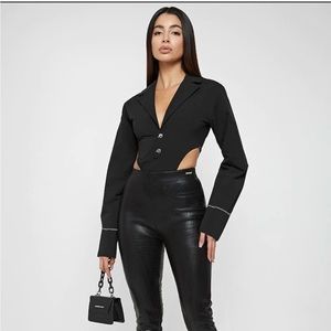 Maniere de voir blazer bodysuit